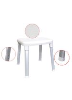 Douche- en badkruk met extra grote zitting 