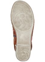 Gemini sandalen met verfijnde, kleurrijke gevlochten details COGNAC