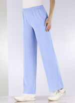 Broek met comfortabel wijd model LICHTBLAUW