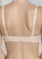 Susa dirndl-bh met gebloemd, elastisch kant aan de voorzijde BEIGE