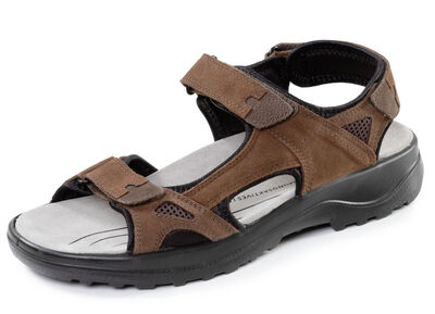 Sportieve heren trekkingsandalen, breedte H, met klittenbandsluiting 