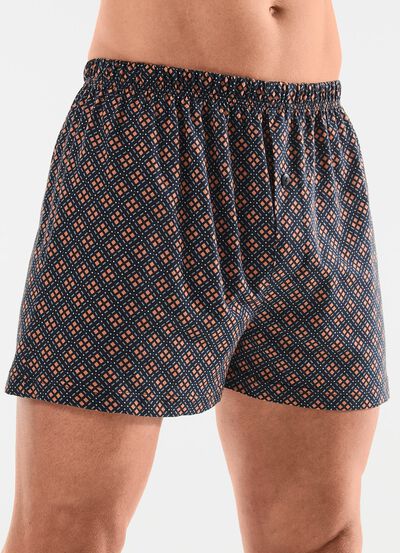 Vierpack boxershorts met knoopsluiting 