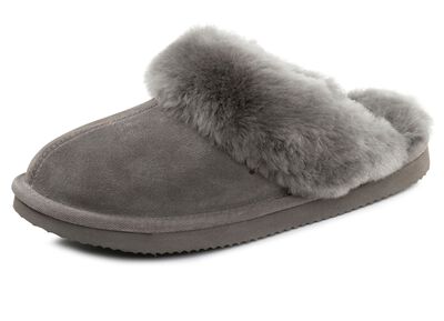 ELENA EDEN, warme damesslippers, met lamsvacht 