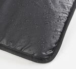 Oprolbaar scheerwollen zitkussen 