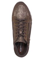 Bootie met glanzend reli&euml;f BRUIN