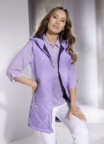 Lang vest met 2-wegritssluiting 