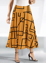 Rok met een expressief ontwerp 