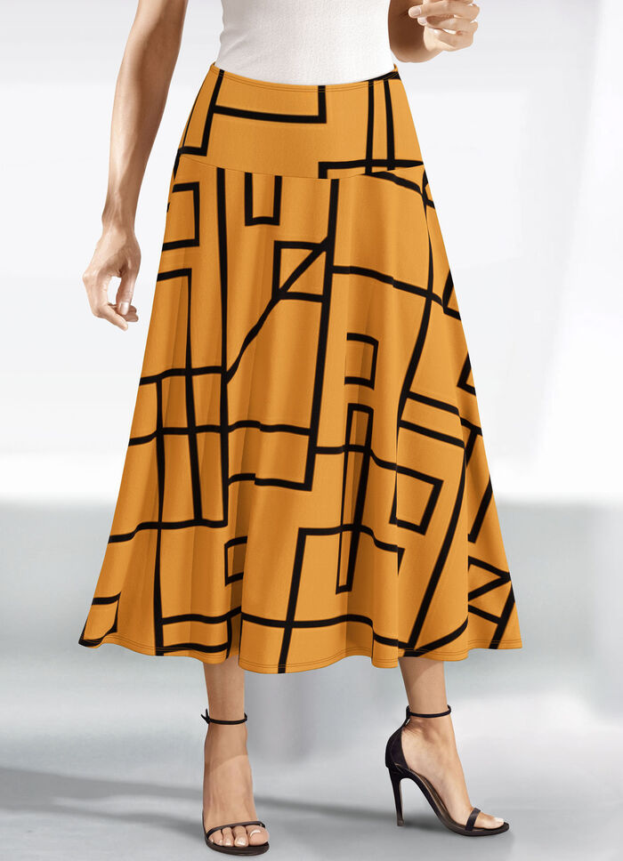 Rok met een expressief ontwerp 