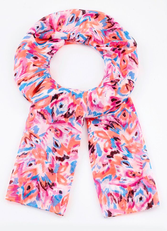 Sjaal met fantasiedessin 