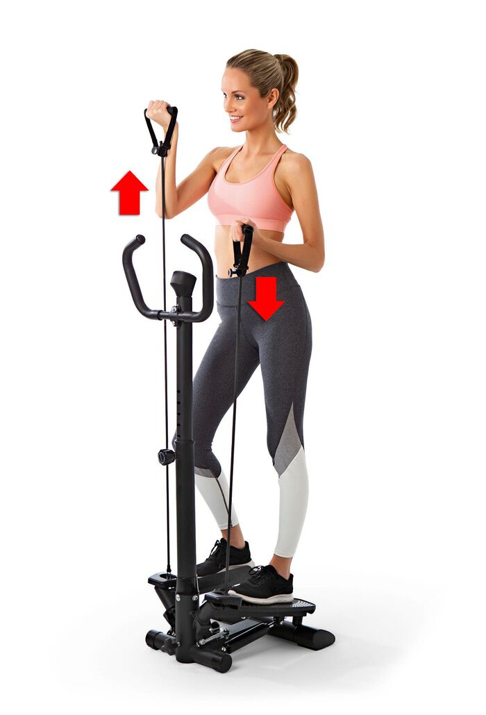 Swingstepper 3-in-1 met handvat 