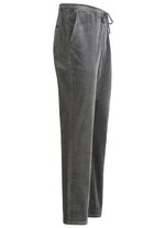 Corduroy broek met elastische tailleband in 3 kleuren GRIJS