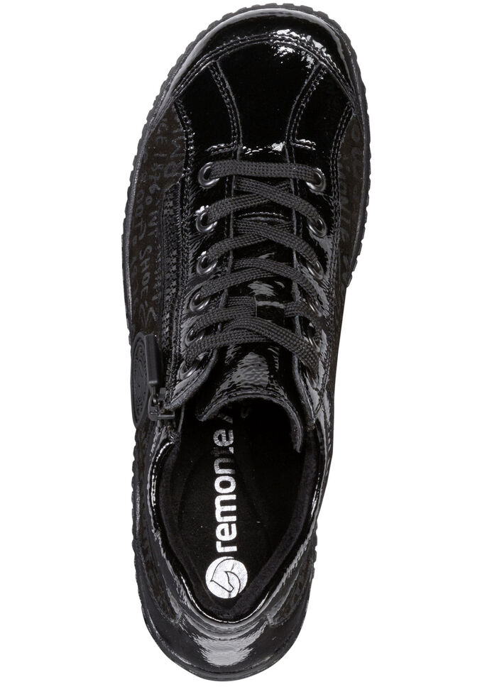 Remonte veterlaarsje gemaakt van crashlak ZWART