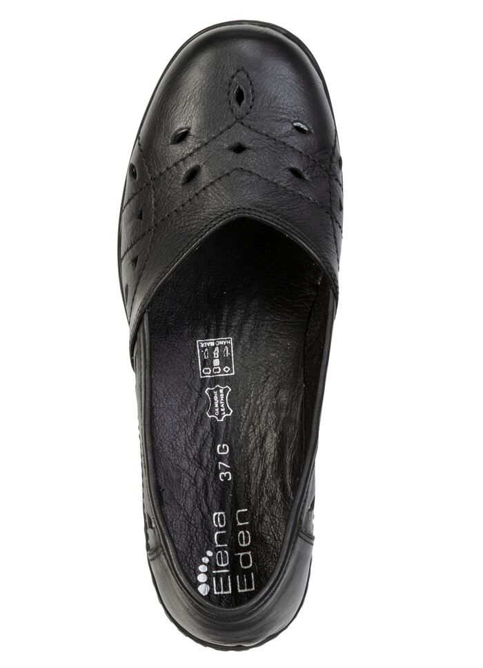 ELENA EDEN, comfortabele damespantoffels, breedte H, met uitneembaar voetbed 