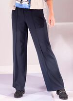 Broek met elastische tailleband 