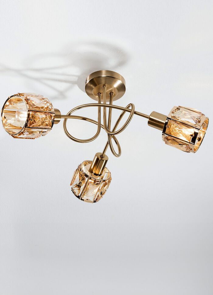 LED plafondlamp van metaal 