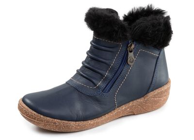 ELENA EDEN, gevoerde dameslaarzen, winterschoenen, breedte G, met uitneembaar voetbed 