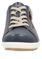 Remonte veterschoen van gedeeltelijk gebosseleerd nappaleer ZEEKAMEEL