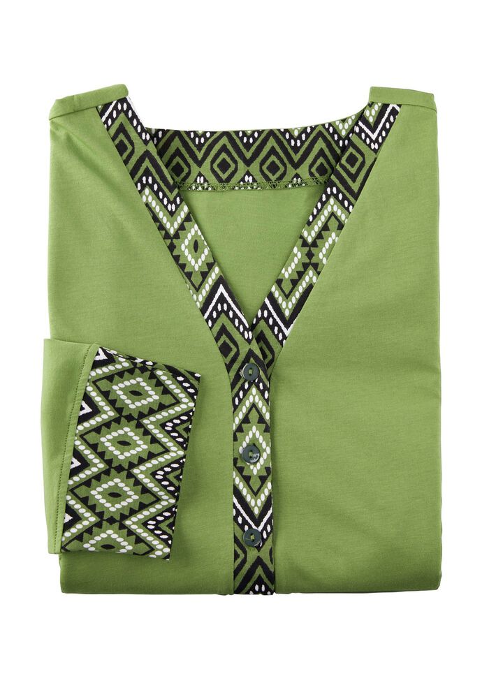 Twee-pack nachthemden met 3/4-mouwen 