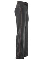 Jeans met sierstiksels in etnische stijl 