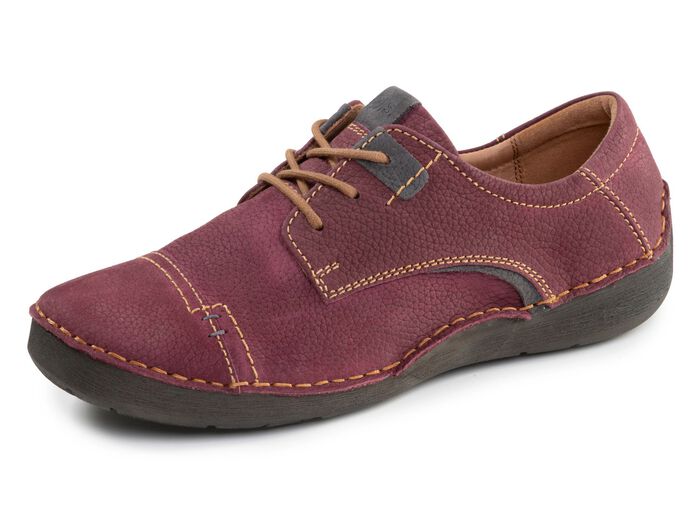 Josef Seibel, klassieke dames veterschoenen, breedte G, met uitneembaar voetbed 