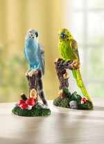 Gedetailleerd vervaardigde parkieten 