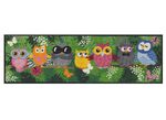 deurmat met uilenmotief MULTICOLOR