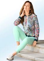 Blousejasje met inkjetprint 