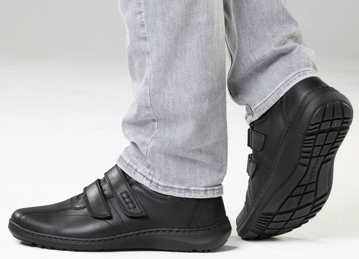 Waldl&auml;ufer, comfortabele herenslippers, wijdte H, met uitneembaar voetbed 