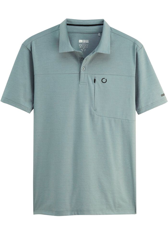 Functioneel poloshirt GEVLEKTE SALIE