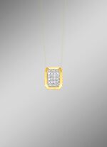 Hanger met diamanten 