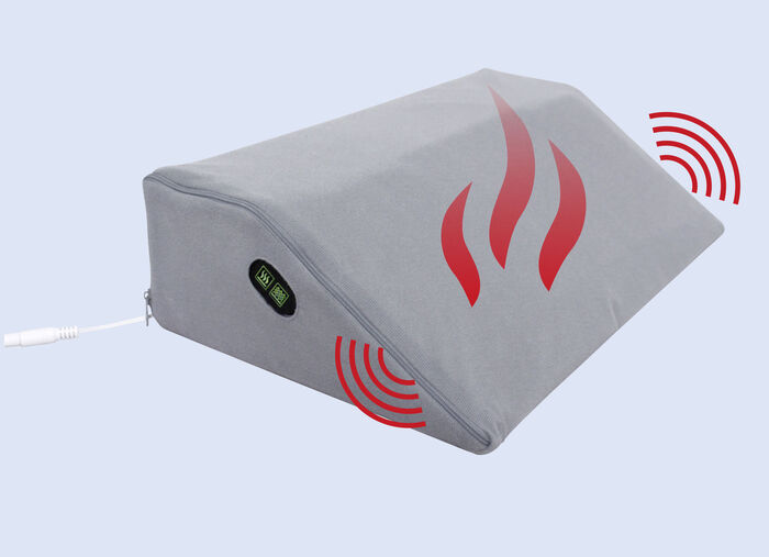 Trapeziumkussen met warmte- en massagefunctie 