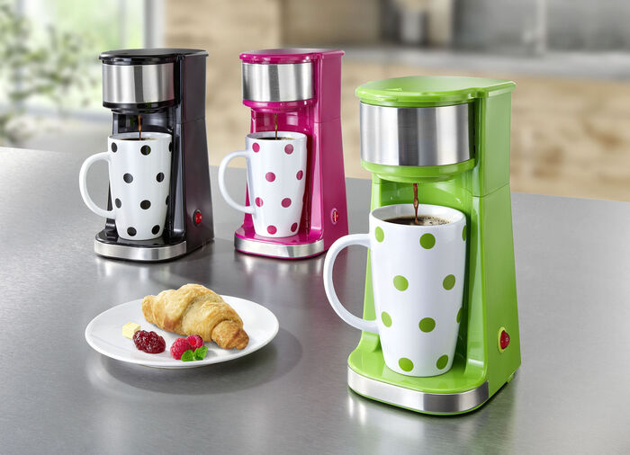 Koffiemachine voor snel koffiegenot GRÜN