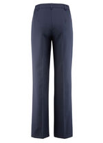 Broek met ritsen op de zijzakken MARINE