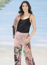 Laurina blousejasje met briljant kleurenprintdesign 