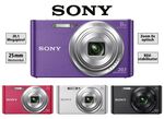 Sony DSC-W830 digitale camera ZWART