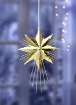 Verlichte raamster van metaal 