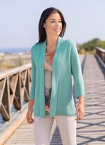 Vest met fijne structuur 