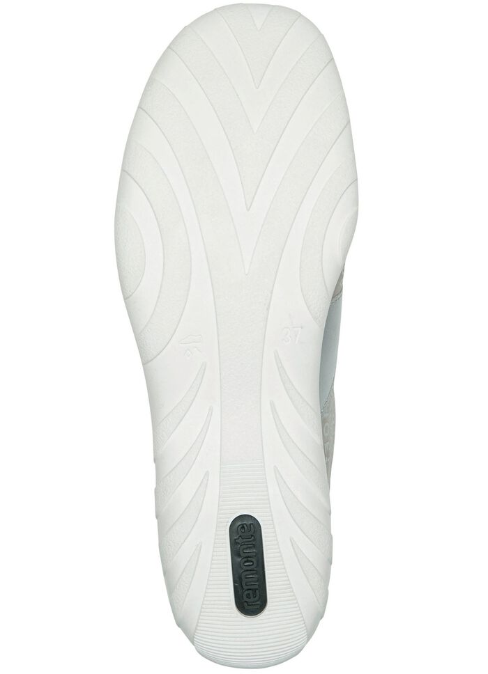 Remonte sneakers met bedrukte rand MINT-ZILVERGRIJS