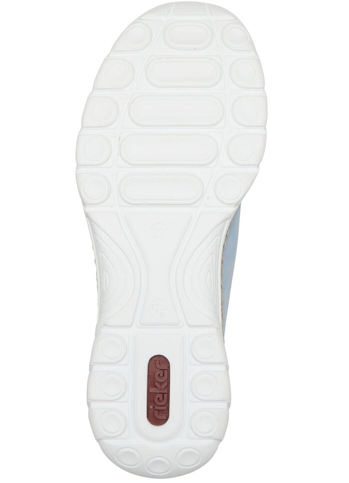 Rieker sneakers met elastische decoratieve vetersluiting 