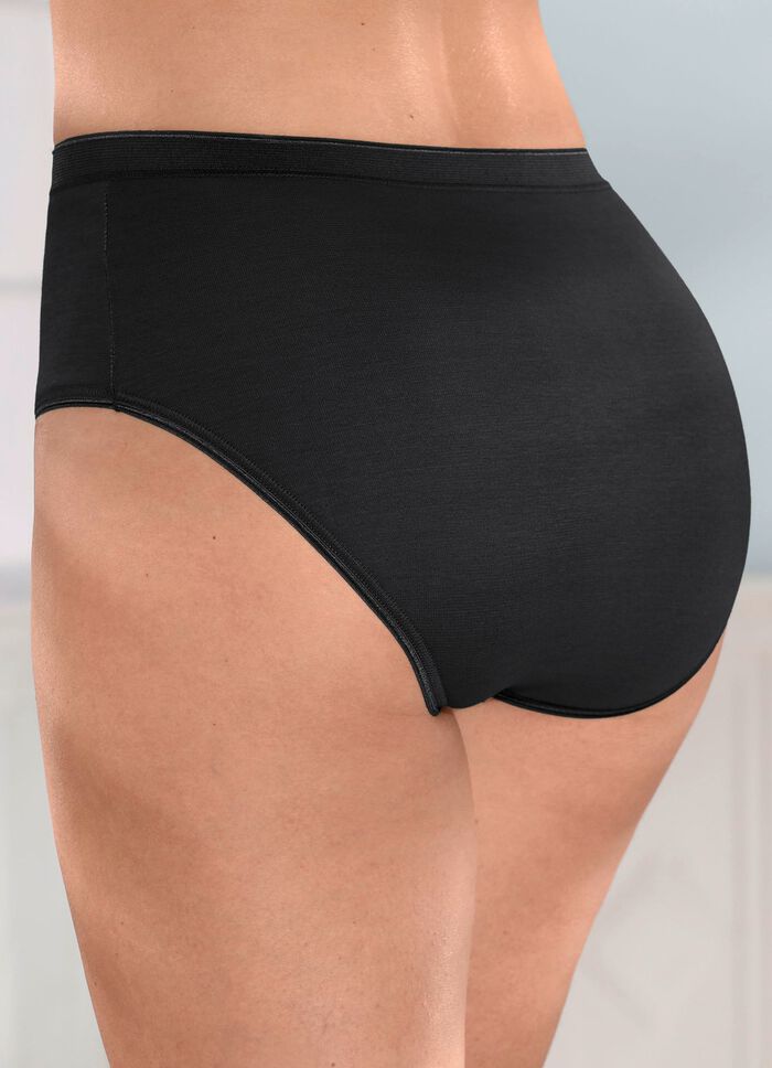 Set van vijf slips met elastische manchetten 