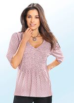 Verfijnd overhemd met smokwerk 