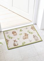 Voetmat met gecoate onderkant 