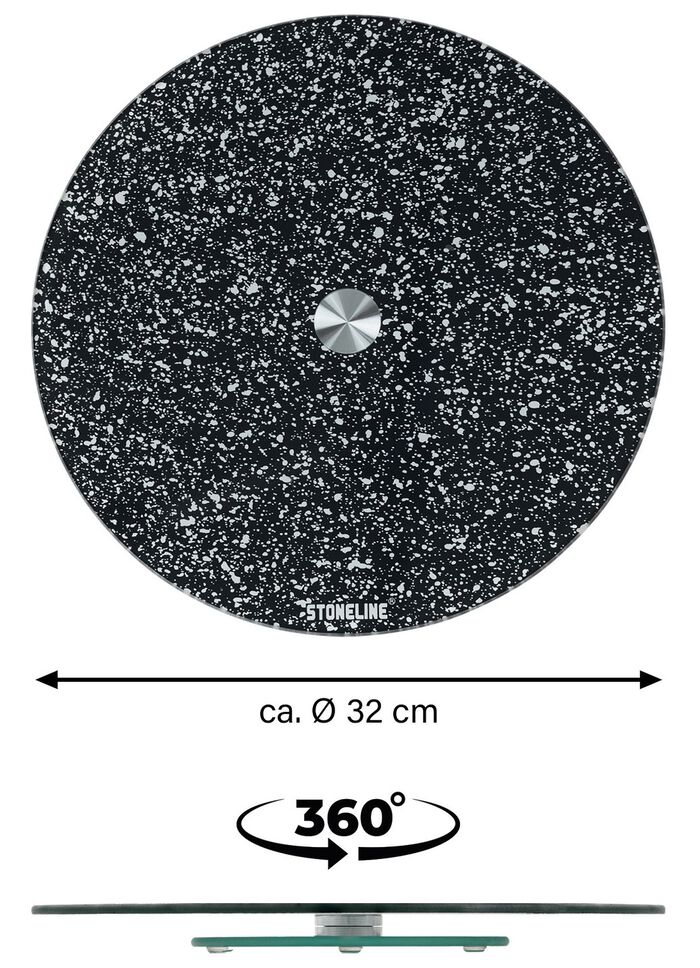 STONELINE&reg; serveerschaal van onbreekbaar glas 