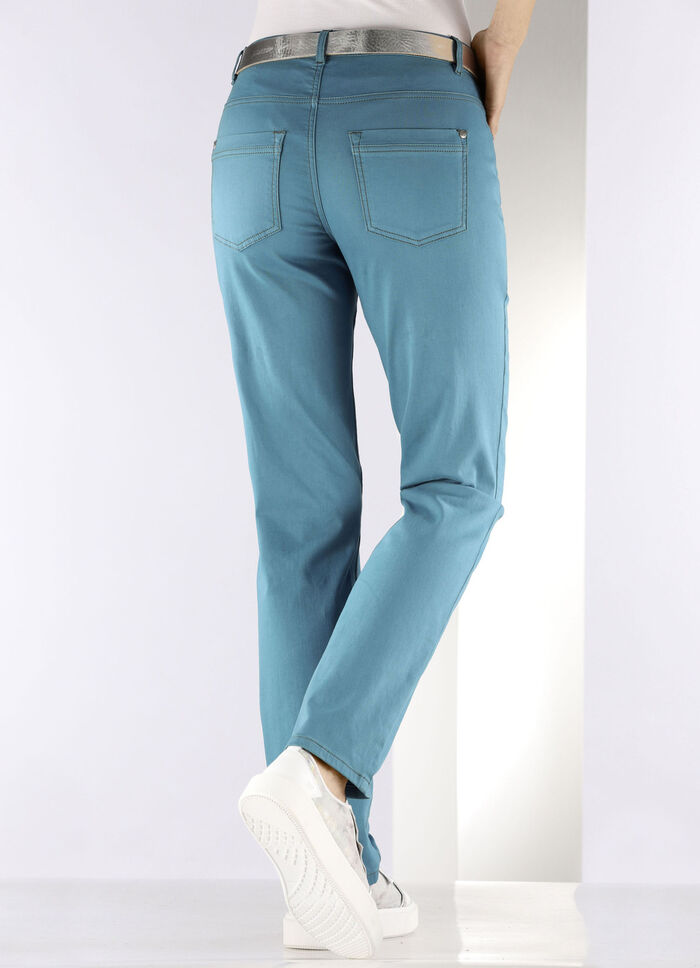 Zachte 5-pocketbroek BENZINE