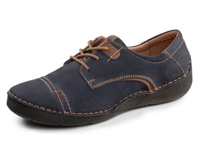 Josef Seibel, klassieke dames veterschoenen, breedte G, met uitneembaar voetbed 