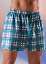 Set van vier boxershorts met elastische tailleband 