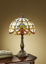 Tiffany tafellamp, 1 lamp 