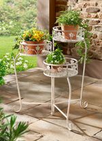 Opvouwbare plantenstandaard van ijzer 