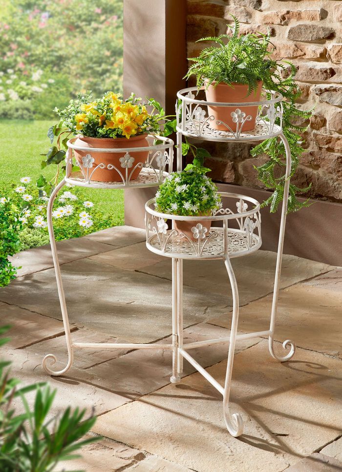 Opvouwbare plantenstandaard van ijzer 