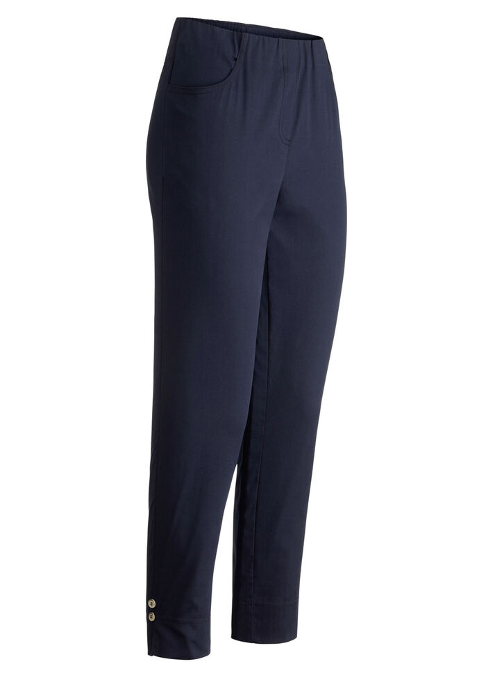 Broek met decoratieve knopen MARINE